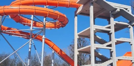 Konstrukcja wieży w Aquaparku - Racibórz